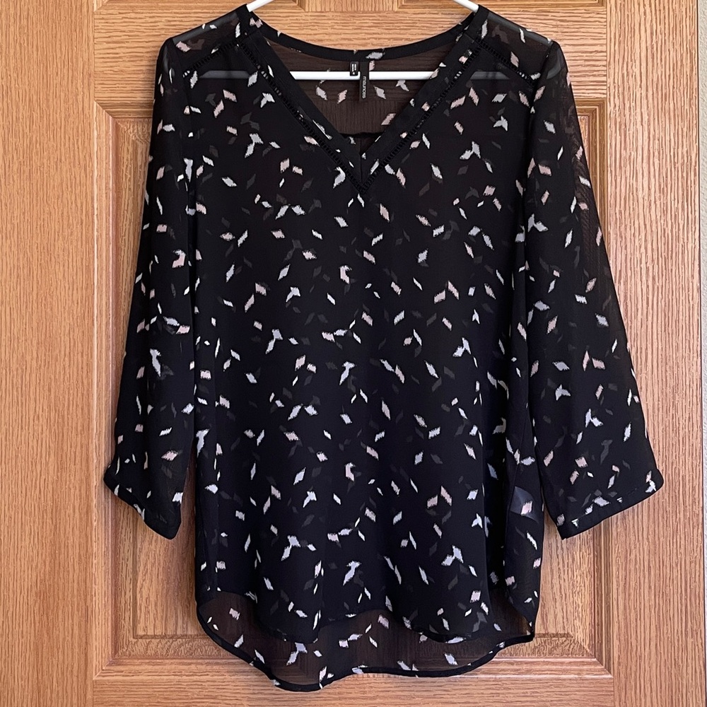 Maurices | Sheer Popover Blouse | Size S